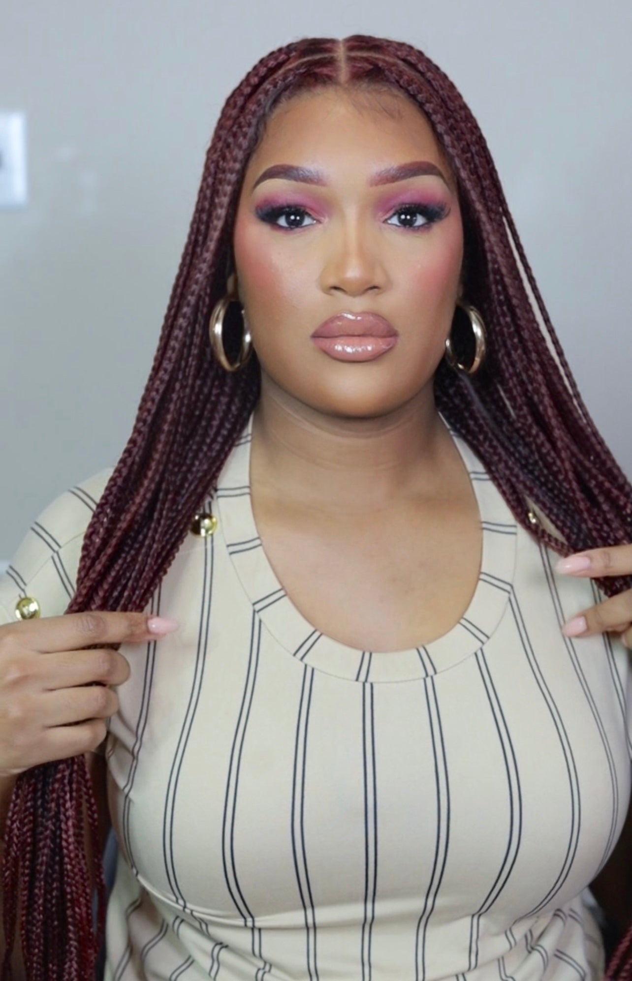 Fire Box Braided Wig